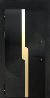 Металлическая дверь с панелями МДФ RAL в стиле high-tech Металлическая дверь с панелями МДФ RAL в стиле high-tech