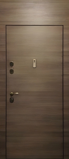 Современная дверь МДФ со скрытыми петлями и фрамугой Современная дверь МДФ со скрытыми петлями и фрамугой